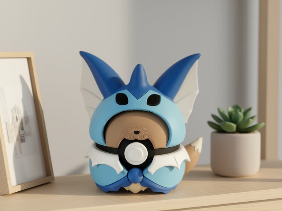 Eevee Vaporeon Poncho Cosplay Ball · Cosplay Balls