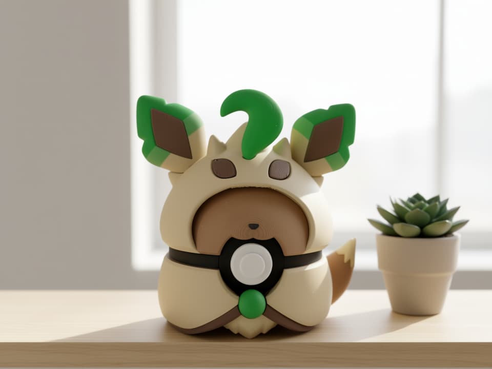 Eevee Leafeon Poncho Cosplay Ball · Cosplay Balls