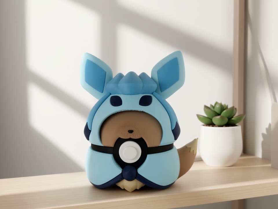 Eevee Glaceon Poncho Cosplay Ball · Cosplay Balls