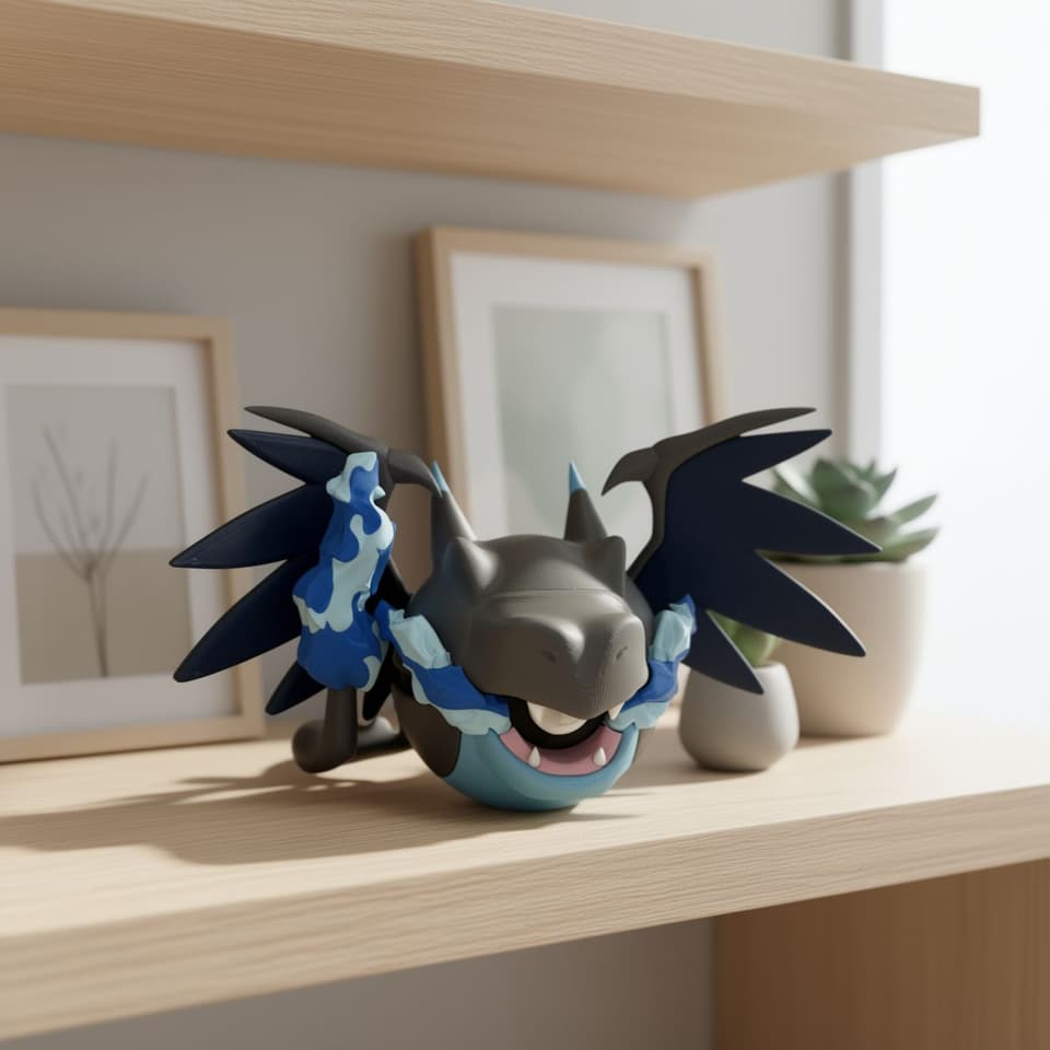 Mega Charizard X Cosplay Ball · Cosplay Balls